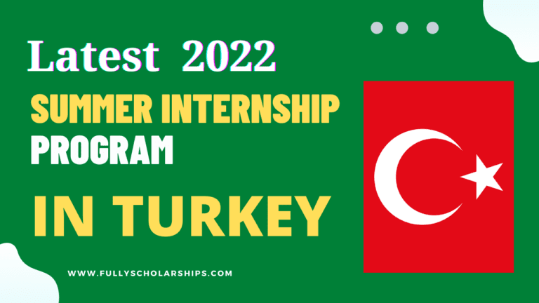 Summer Internship program in Turkey 2022