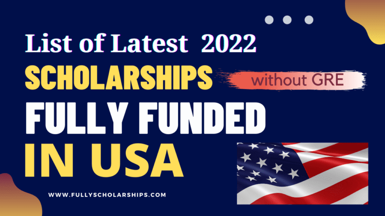 USA Scholarships Without GRE in 2022
