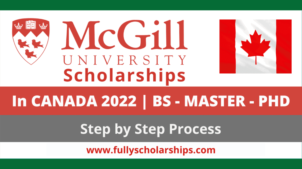 McGill University Scholarships in Canada 2022