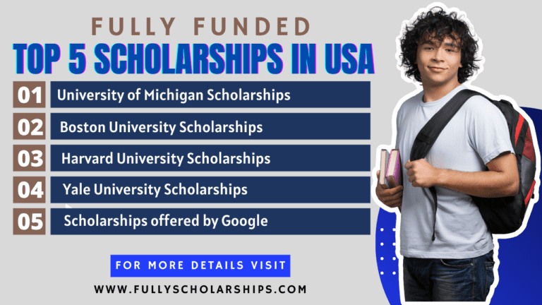 Fully Funded Scholarships in USA 2023