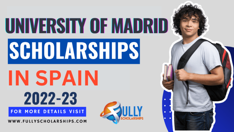 University of Madrid Scholarships Spain 2023 | Fully Funded