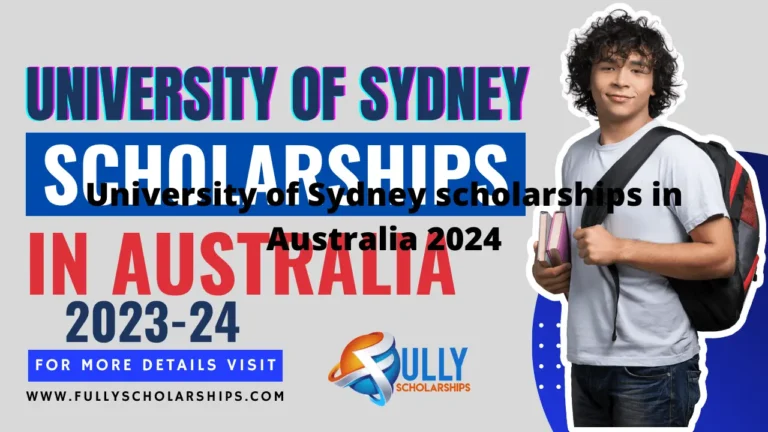 University of Sydney scholarships in Australia 2024