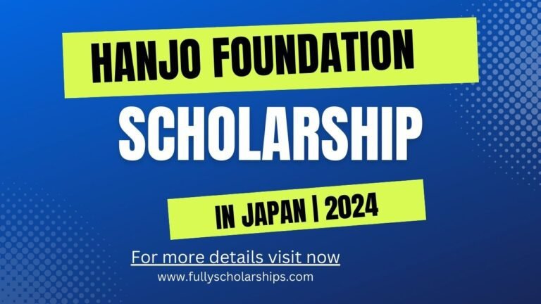 Hanjo-Foundation-Scholarship-in-Japan-2024