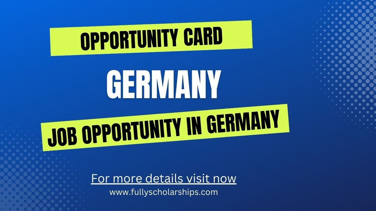 Opportunity Card Germany New Employment Opportunity