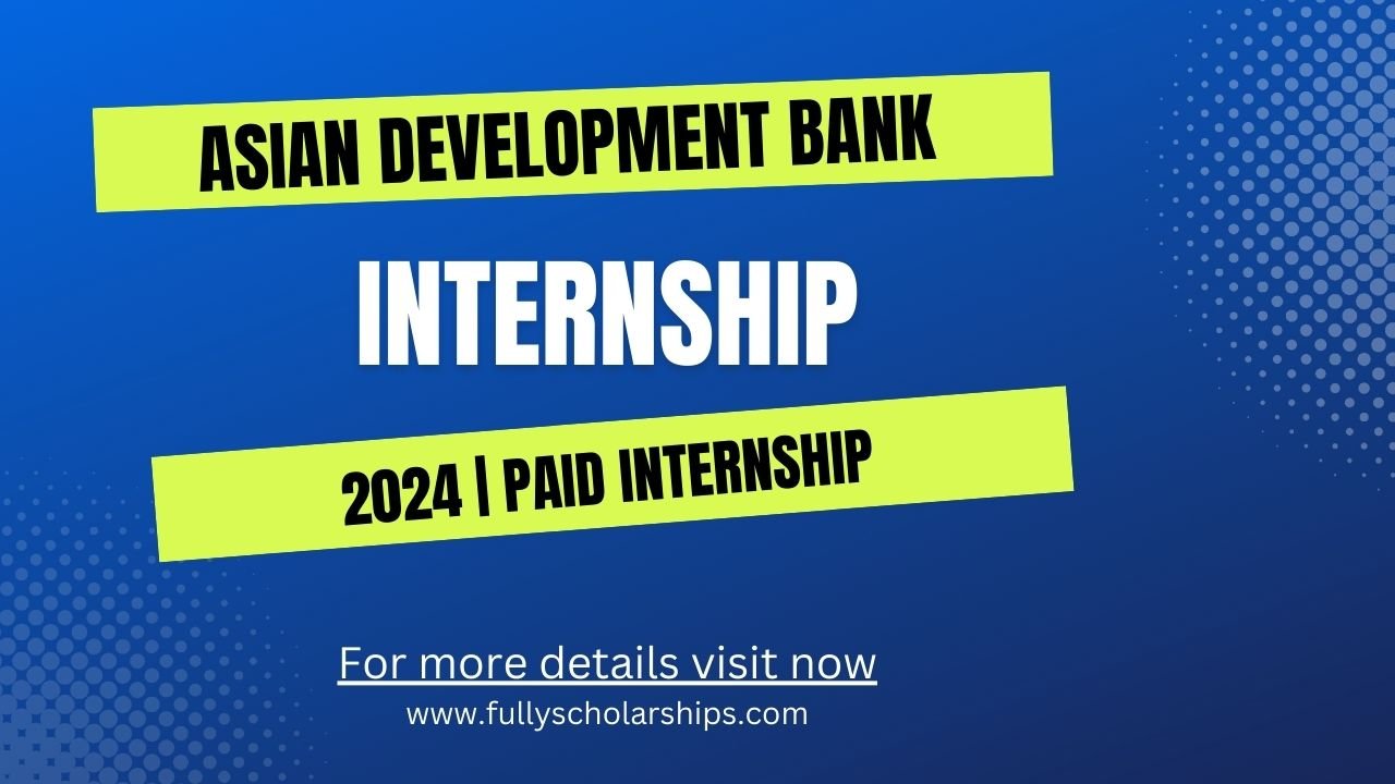 Asian Development Bank Internship 2024