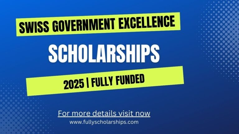 Swiss Government Excellence Scholarships 2025
