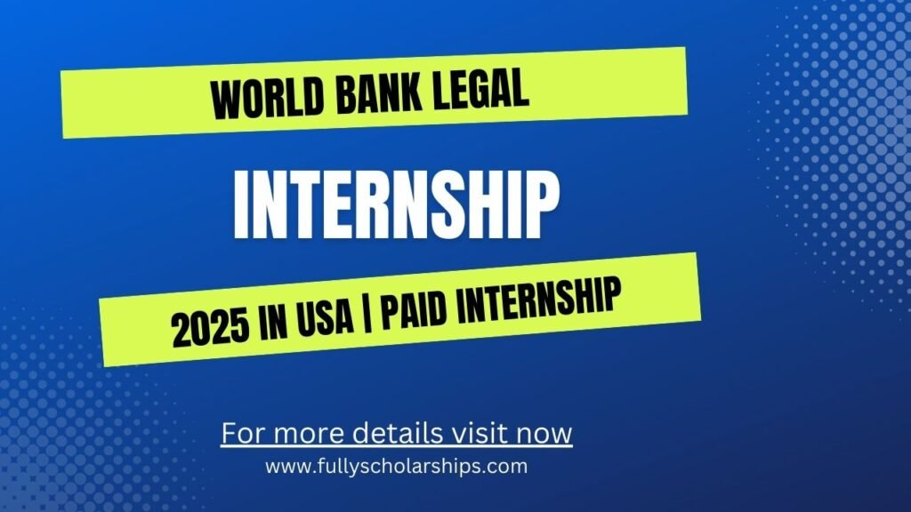 World Bank Internship Program 2025