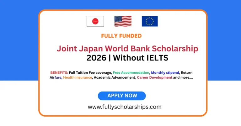 Joint Japan World Bank Scholarship 2026