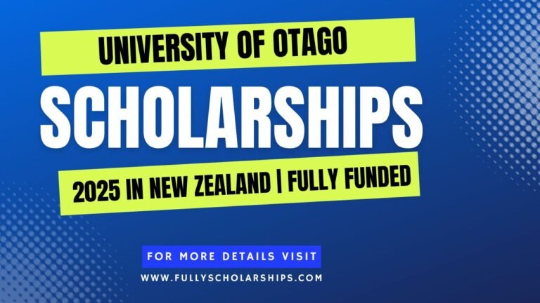 University of Otago Scholarships 2025 in New Zealand