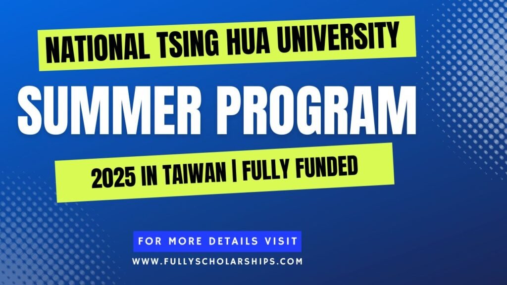 National Tsing Hua University Summer Program 2025 in Taiwan
