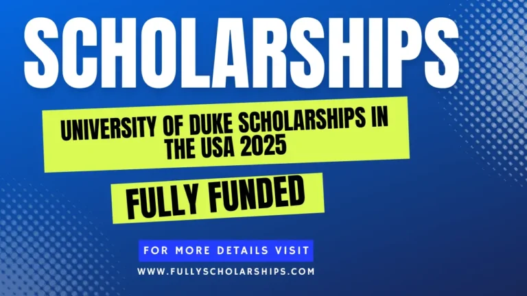 University of Duke Scholarships in the USA 2025