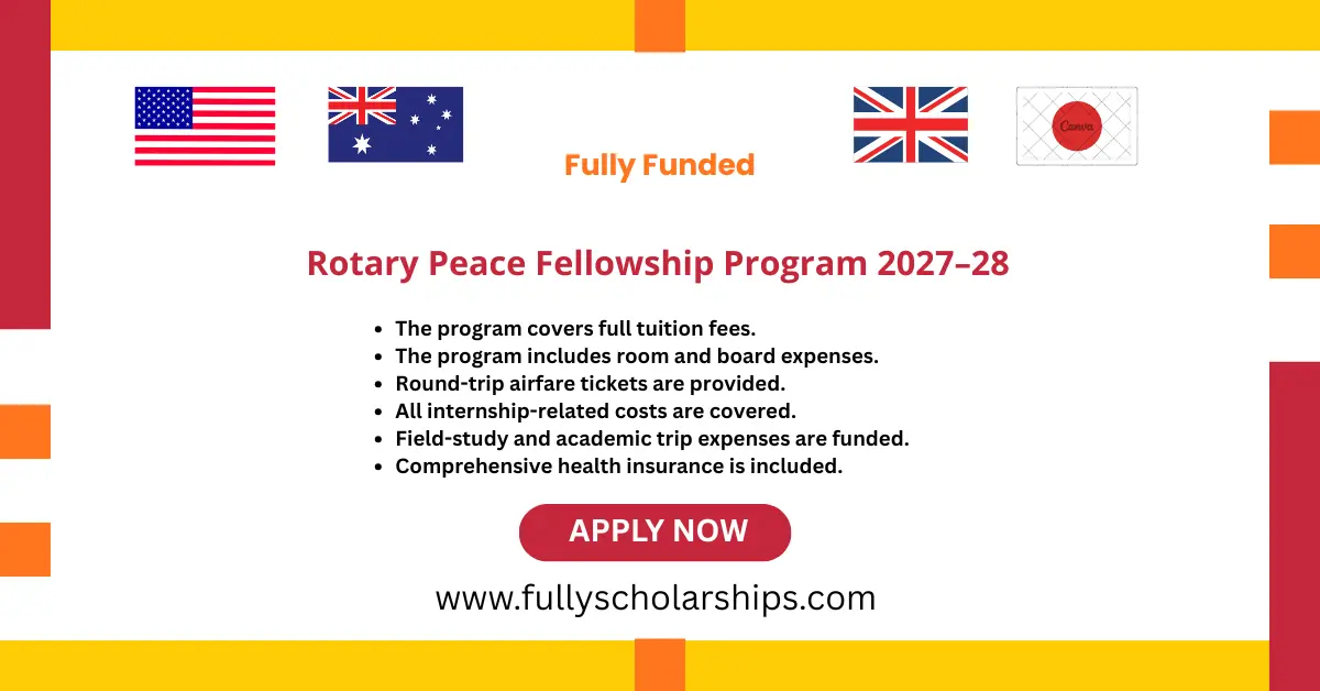 Rotary Peace Fellowship Program 2027–28
