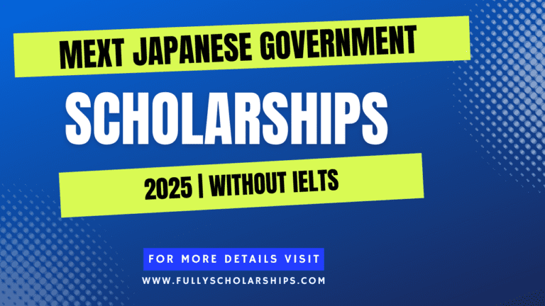 MEXT Japanese Government Scholarship 2025-26 in Japan
