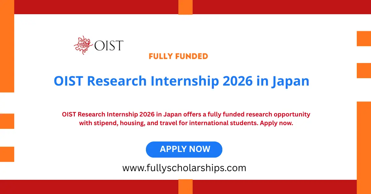 OIST Research Internship 2026 in Japan
