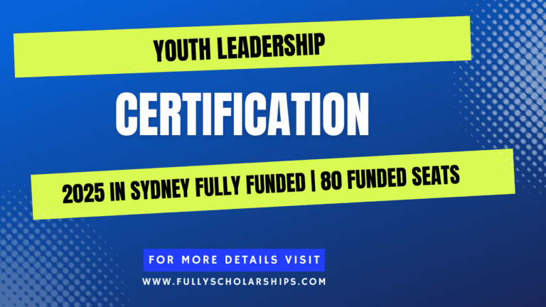 Youth Leadership Certification 2025 Sydney | Fully Funded