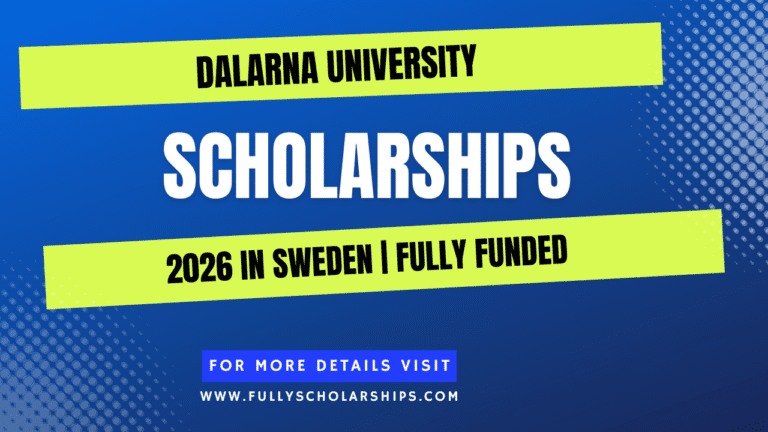 Dalarna University Scholarships 2026 in Sweden
