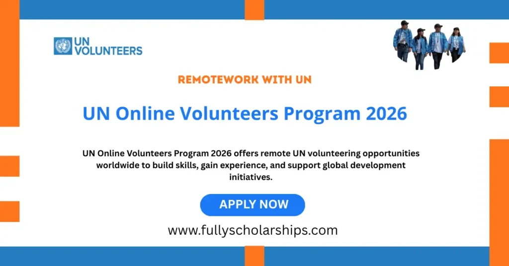 UN Online Volunteers Program 2026