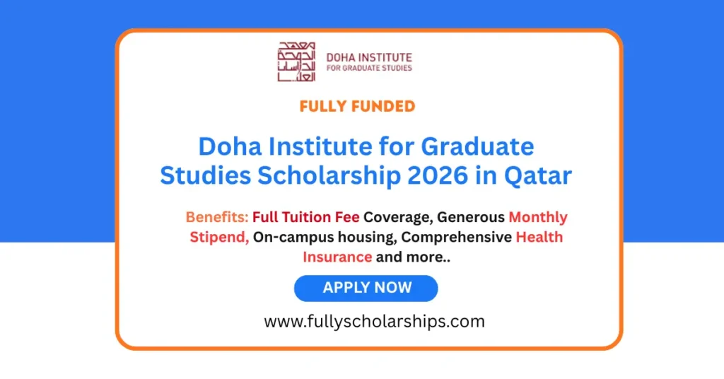 Doha Institute for Graduate Studies Scholarship 2026 in Qatar