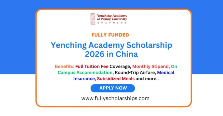 Yenching Academy Scholarship 2026 in China