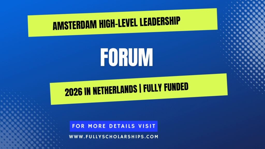 Amsterdam High-Level Leadership Forum 2026