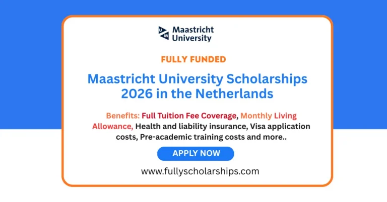 Maastricht University Scholarships 2026 in the Netherlands