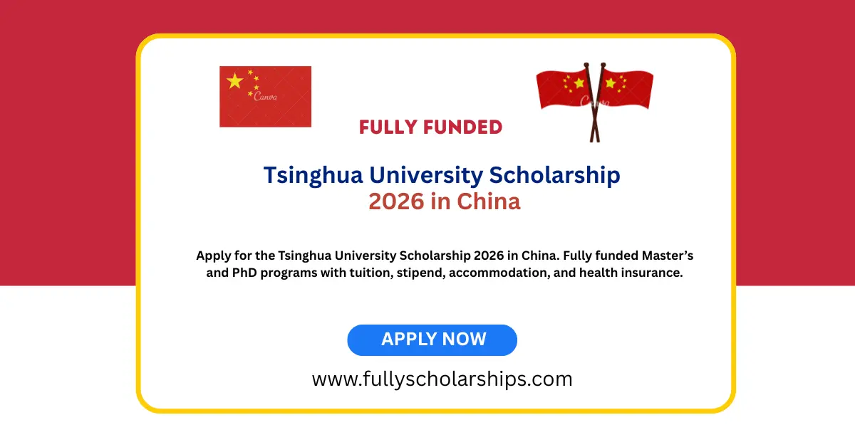 Tsinghua University Scholarship 2026 in China