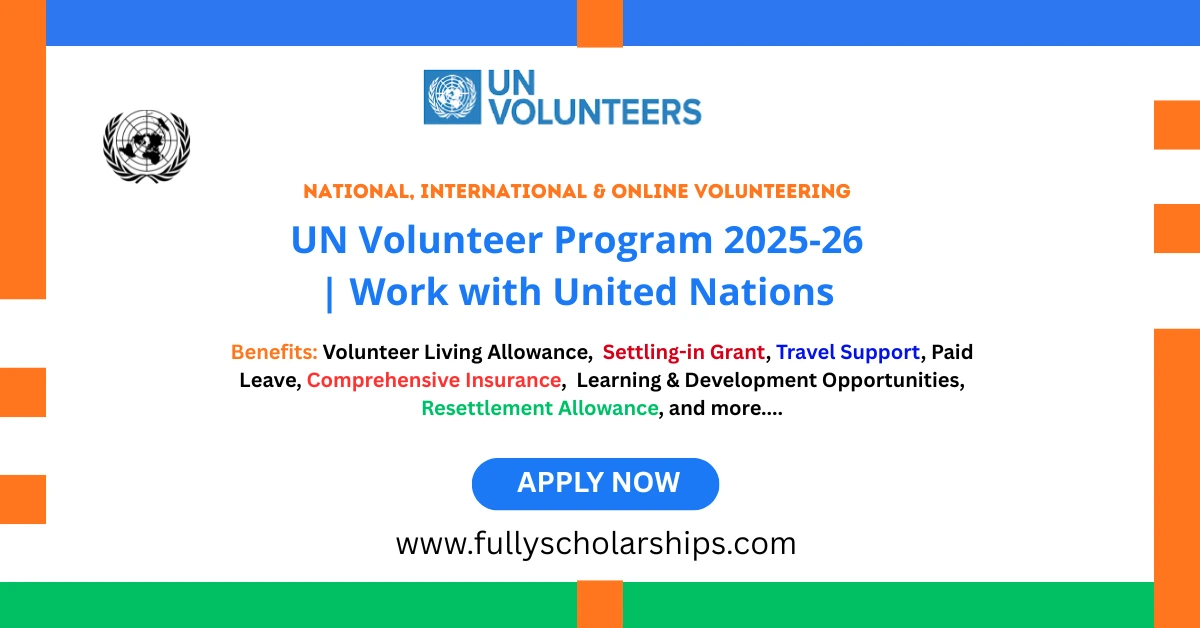 UN Volunteer Program 2025-26 Work with United Nations