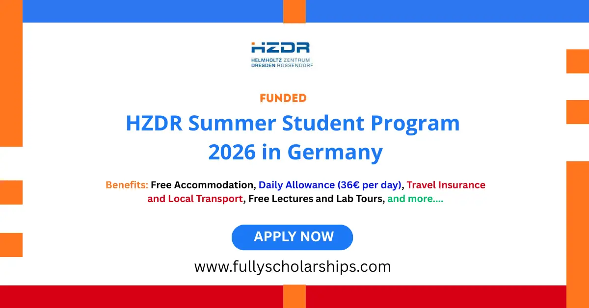 HZDR Summer Student Program 2026 in Germany