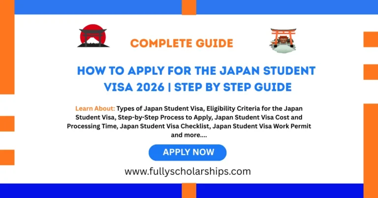 How to Apply for the Japan Student Visa 2026