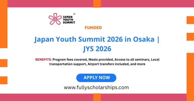 Japan Youth Summit 2026 in Osaka