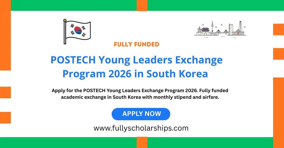 POSTECH Young Leaders Exchange Program 2026 in South Korea