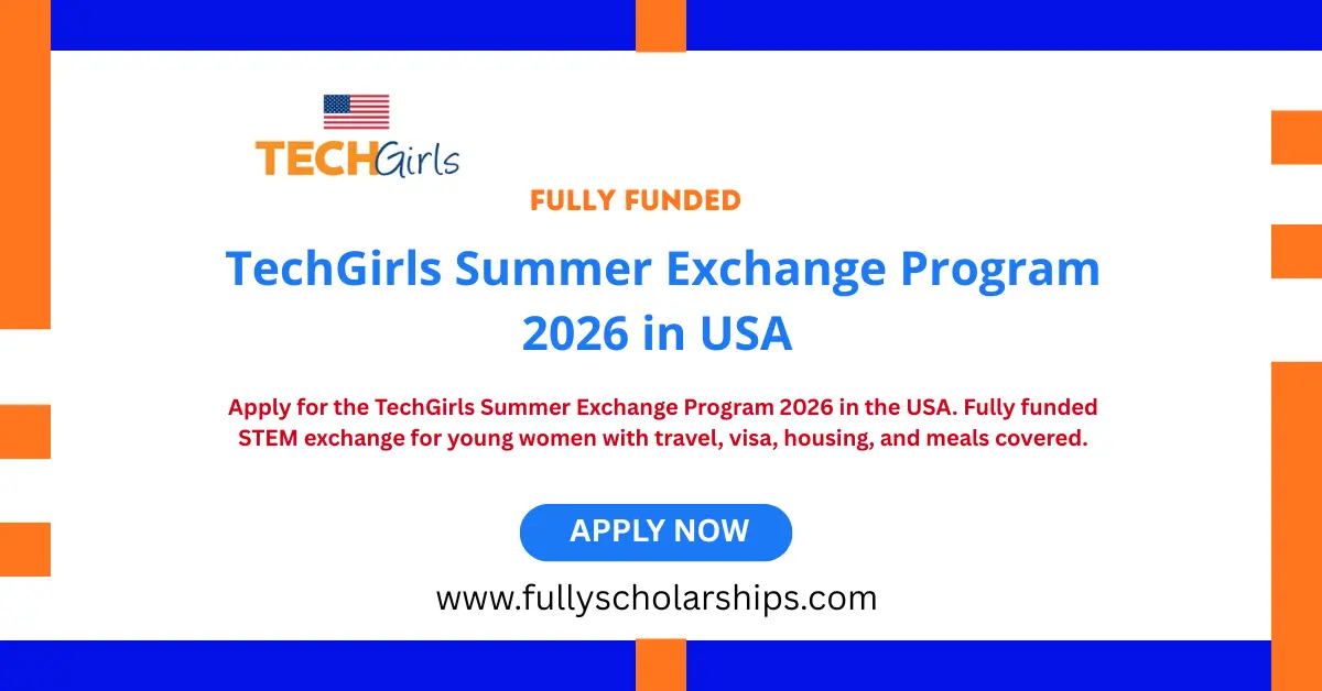 TechGirls Summer Exchange Program 2026 in USA