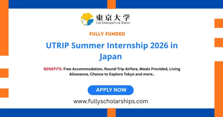 UTRIP Summer Internship 2026 in Japan