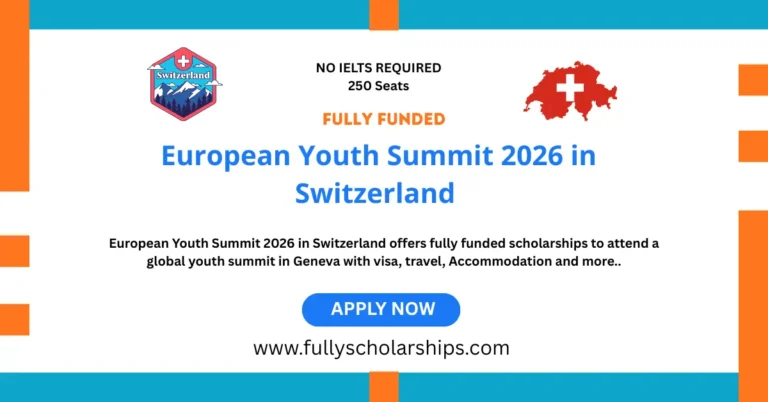 European Youth Summit 2026 in Switzerland