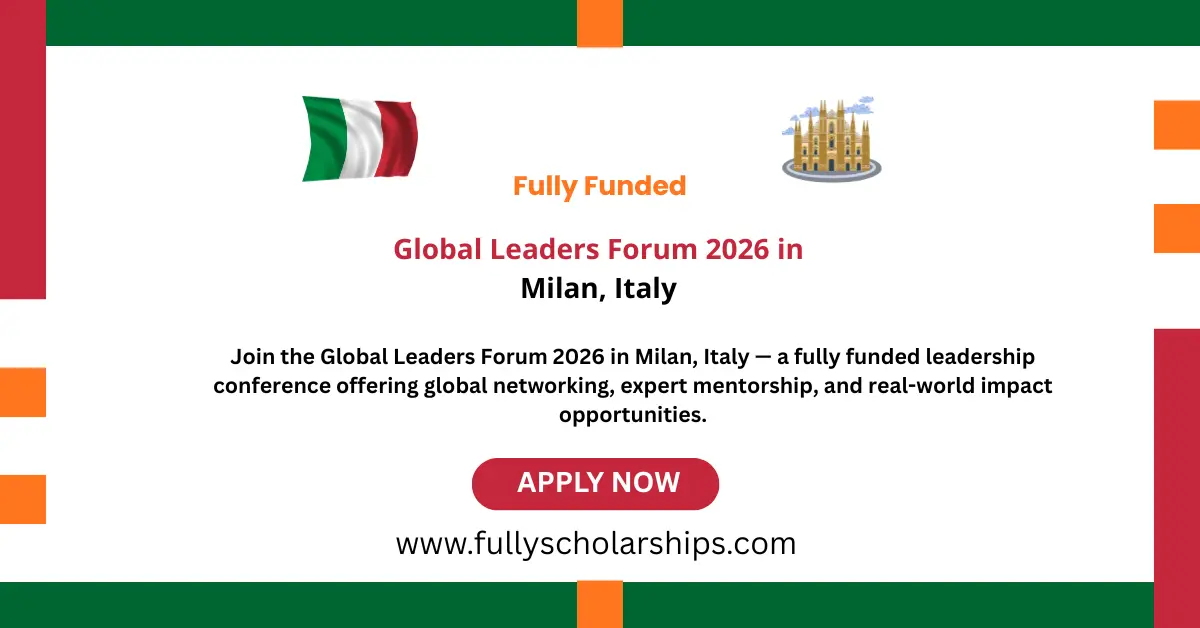 Global Leaders Forum 2026 in Milan, Italy