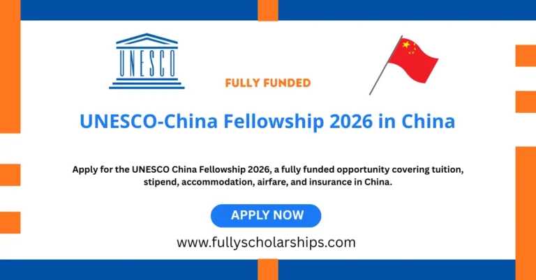UNESCO Fellowship 2026 in China