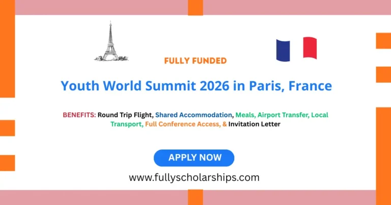 Youth World Summit 2026 in Paris, France