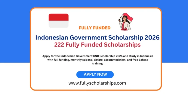 Indonesian Government KNB Scholarship 2026