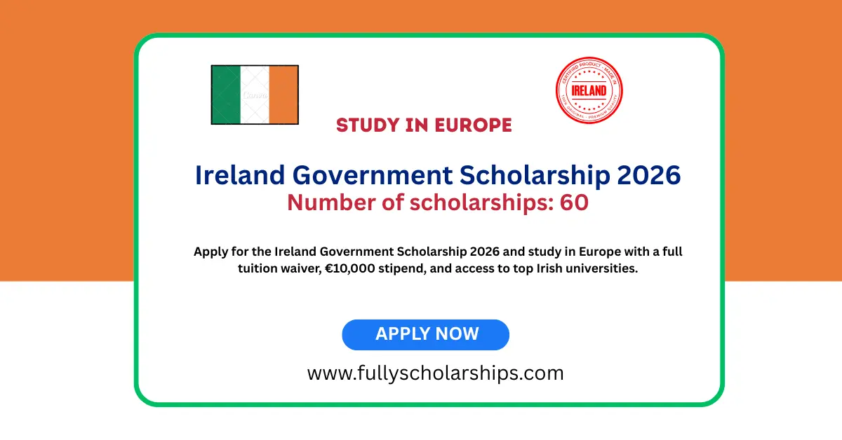 Ireland Government Scholarship 2026