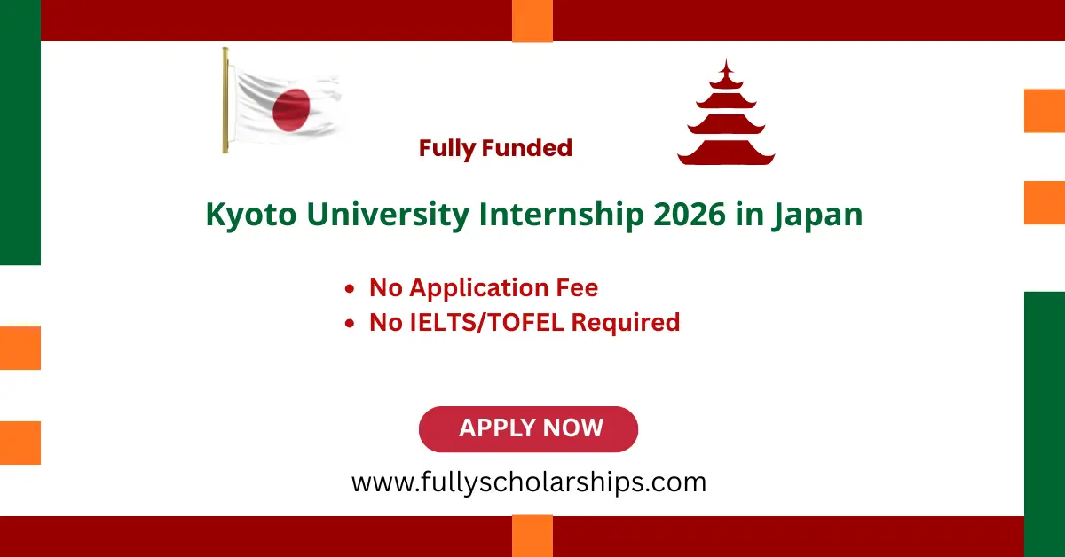 Kyoto University Internship 2026 in Japan