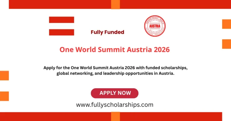 One World Summit Austria 2026