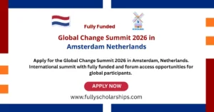Global Change Summit 2026 in Amsterdam Netherlands