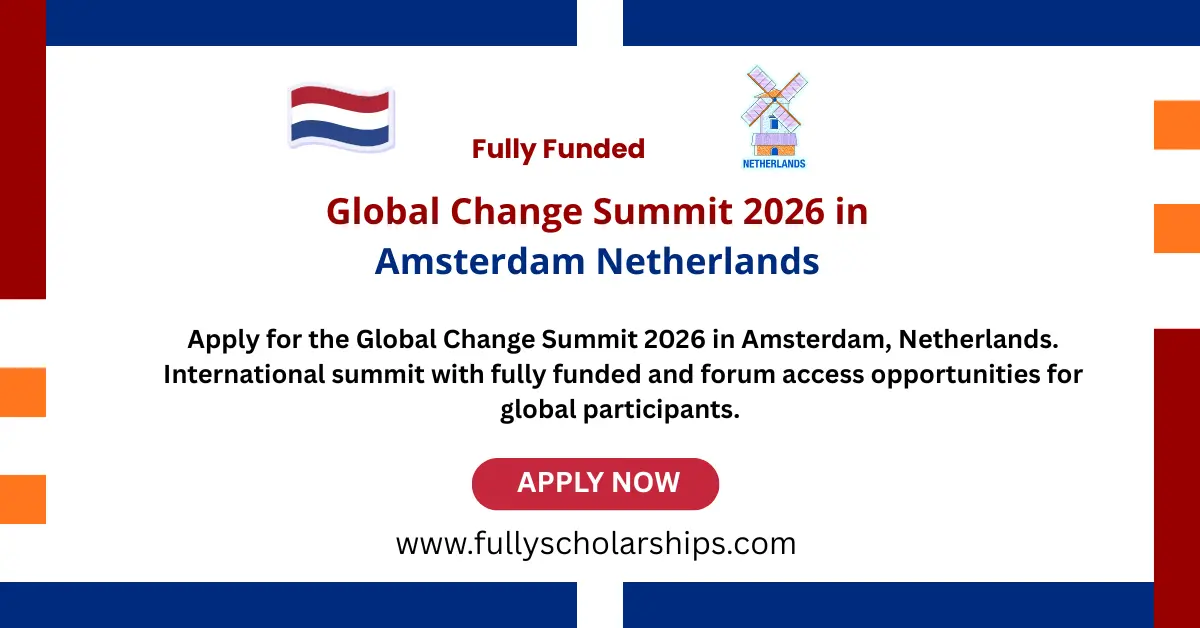 Global Change Summit 2026 in Amsterdam Netherlands