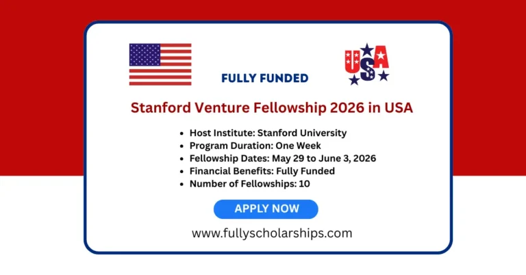 Stanford Venture Fellowship 2026 in USA